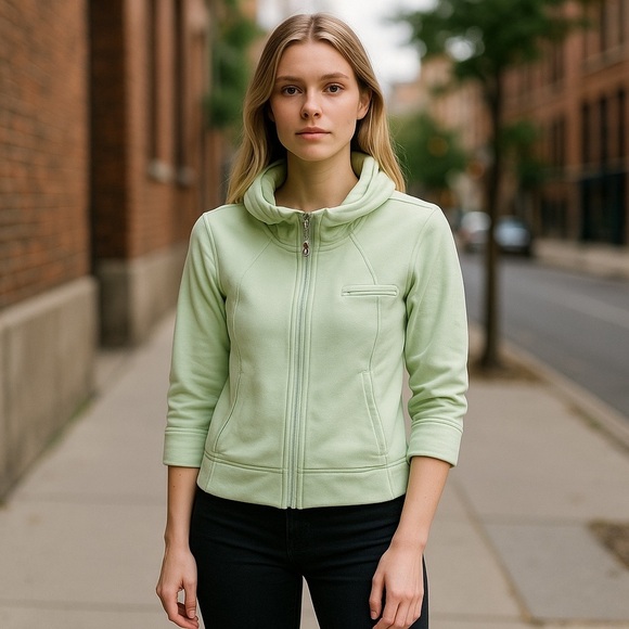 lululemon athletica Jackets & Blazers - Lululemon Athletica Vintage Light Green Jacket